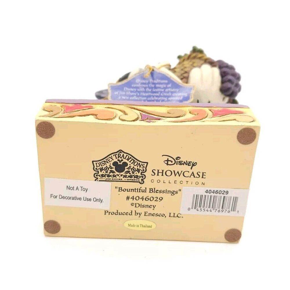 Disney Showcase Jim Shore Enesco Mickey Mouse Bountiful Blessings 4046029 Autumn - Picture 6 of 6